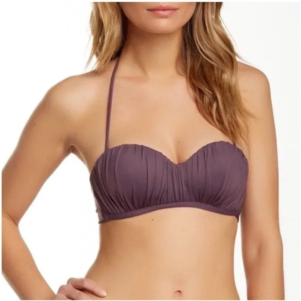 L*Space Ariel Demi Bikini Top in Pebble